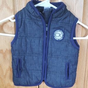Calvin Klein 12 mo denim vest
